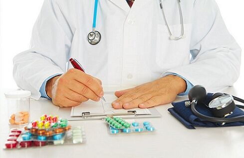 Der Arzt verschreibt Medikamente gegen Prostatitis, Foto 1