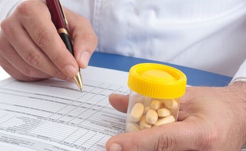 Der Arzt verschreibt Medikamente gegen Prostatitis, Foto 2