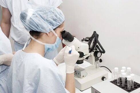 Leitung der Diagnostik der Prostatitis -Labolarisation