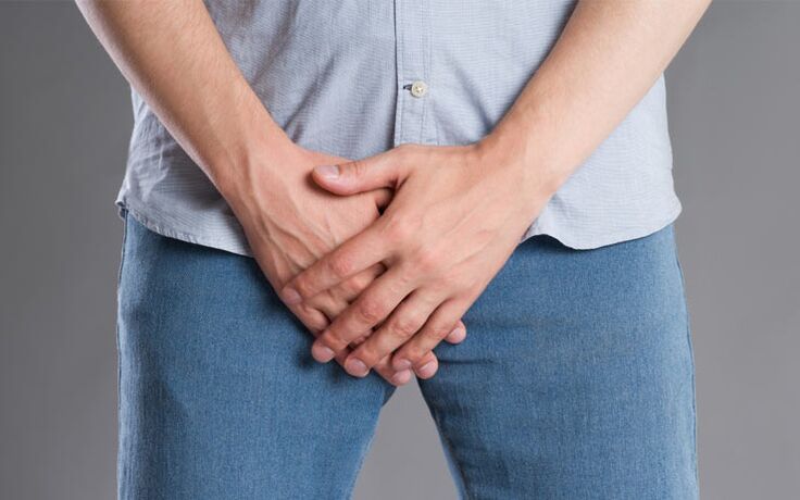 Prostatitis bei einem Mann